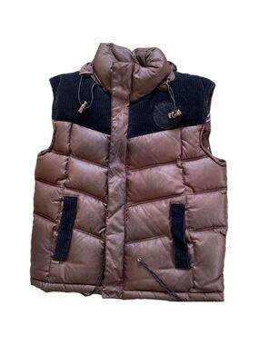 Men's Triple F.A.T. Goose Brown Vest Size S